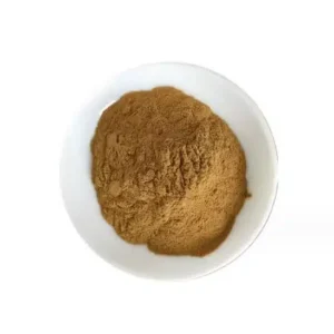 Acacia confusa root bark powder extract in container